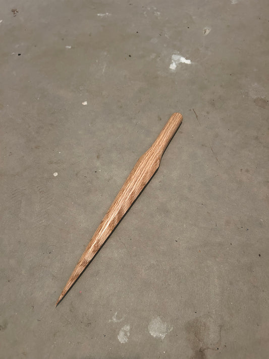 Wooden Dagger or Vampire Hunter Slayer Stake - Oak - 15 Inches (3/4 inch thickness)