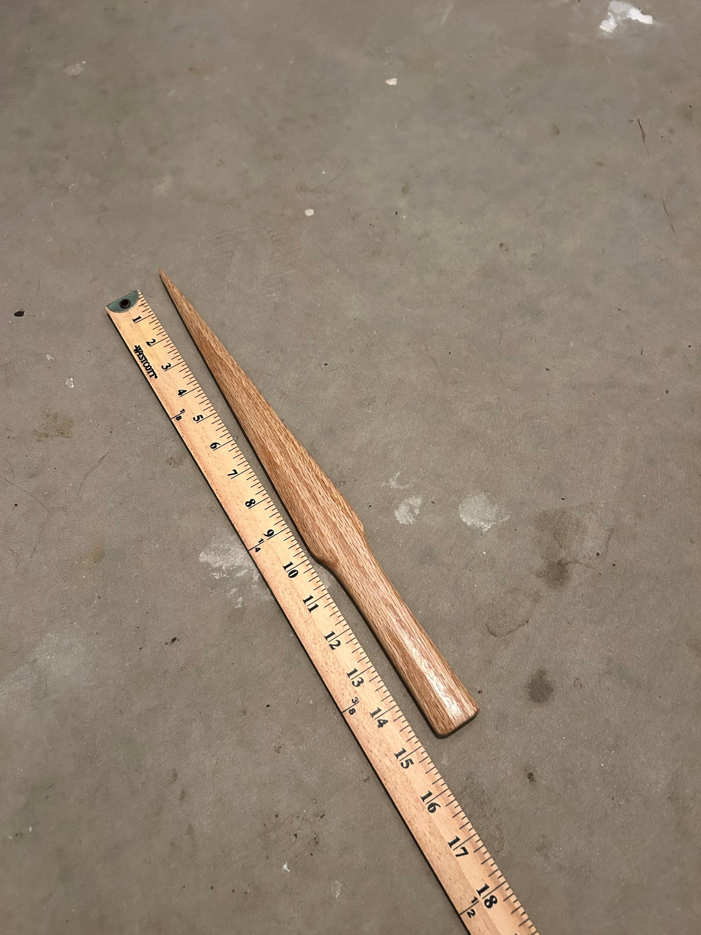 Wooden Dagger or Vampire Hunter Slayer Stake - Oak - 15 Inches (1/2 inch thickness)