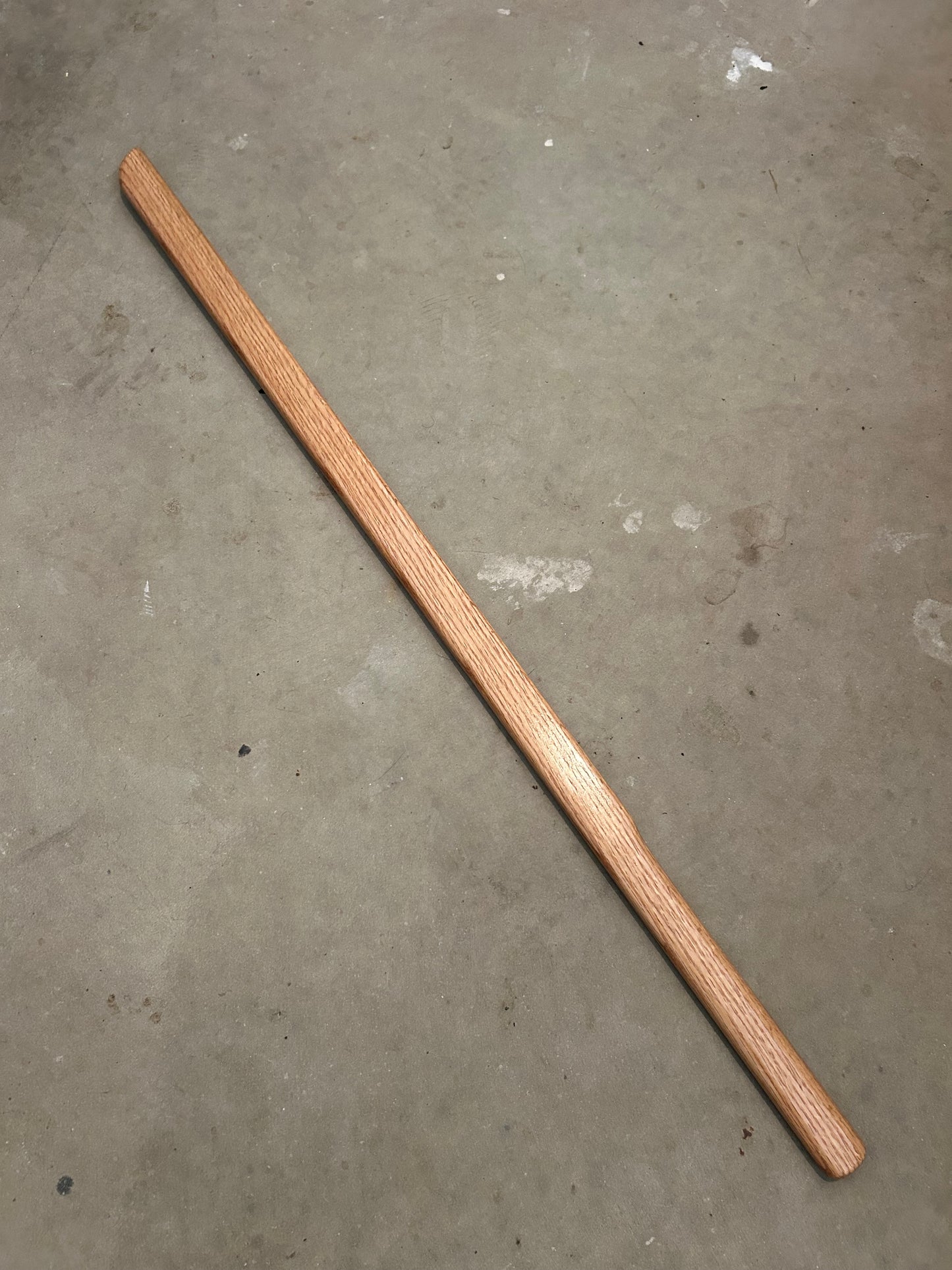 Straight Edge Bokken Practice Sword - Red Oak - 40 Inches